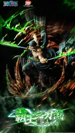 Licensed Three Sword Style Roronoa Zoro with LED - ONE PIECE Resin Statue - TOEI Animation