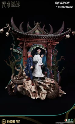 Licensed Yuji Itadori & Ryomen Sukuna - Jujutsu Kaisen Resin Statue - Unique Art Studios