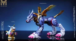 Light and Darkness Series Metal Garurumon & Gabumon - Digimon Resin Statue - My-Studio