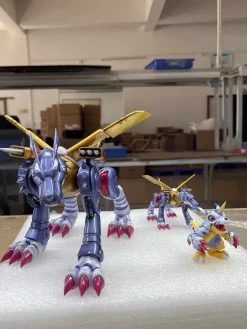 Light and Darkness Series Metal Garurumon & Gabumon - Digimon Resin Statue - My-Studio