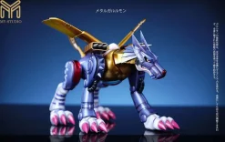 Light and Darkness Series Metal Garurumon & Gabumon - Digimon Resin Statue - My-Studio