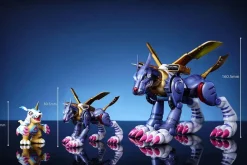 Light and Darkness Series Metal Garurumon & Gabumon - Digimon Resin Statue - My-Studio