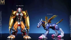 Light and Darkness Series Metal Garurumon & Gabumon - Digimon Resin Statue - My-Studio
