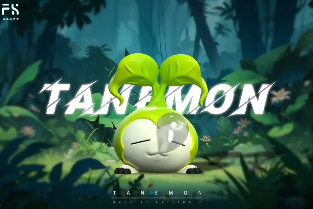 Lilimon & Togemon & Sleeping Tanemon - Digimon Resin Statue - Fh Studios