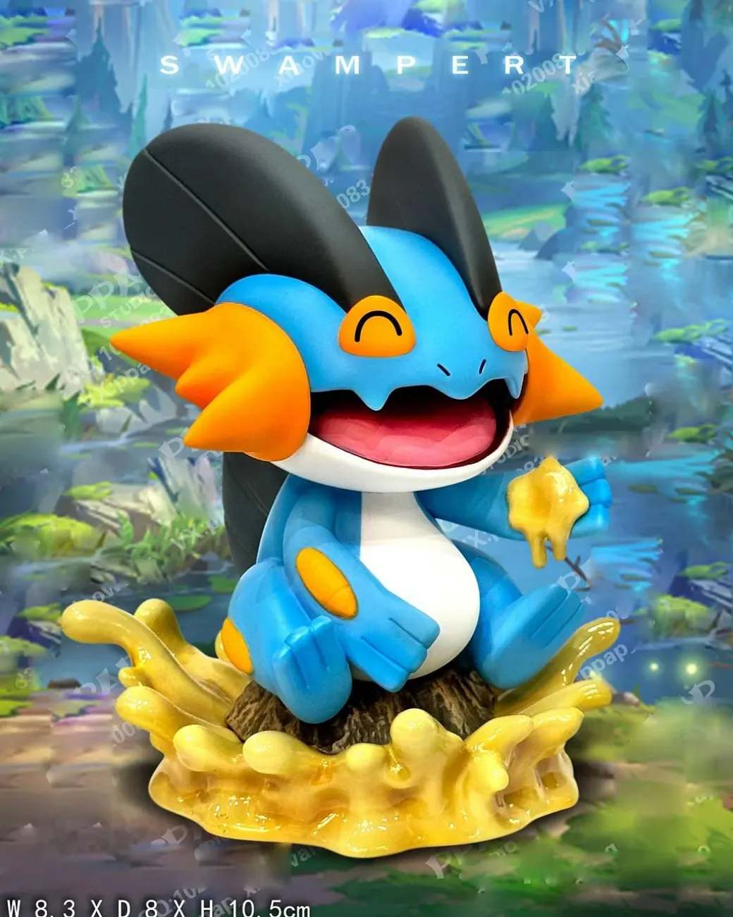 Little Fatty Series Blaziken & Swampert - Pokemon Resin Statue - PPAP Studios
