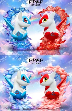 Little Fatty Series Latias & Latios - Pokemon Resin Statue - PPAP Studios