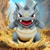 Little Fatty Series Rhydon - Pokemon Resin Statue - PPAP Studios
