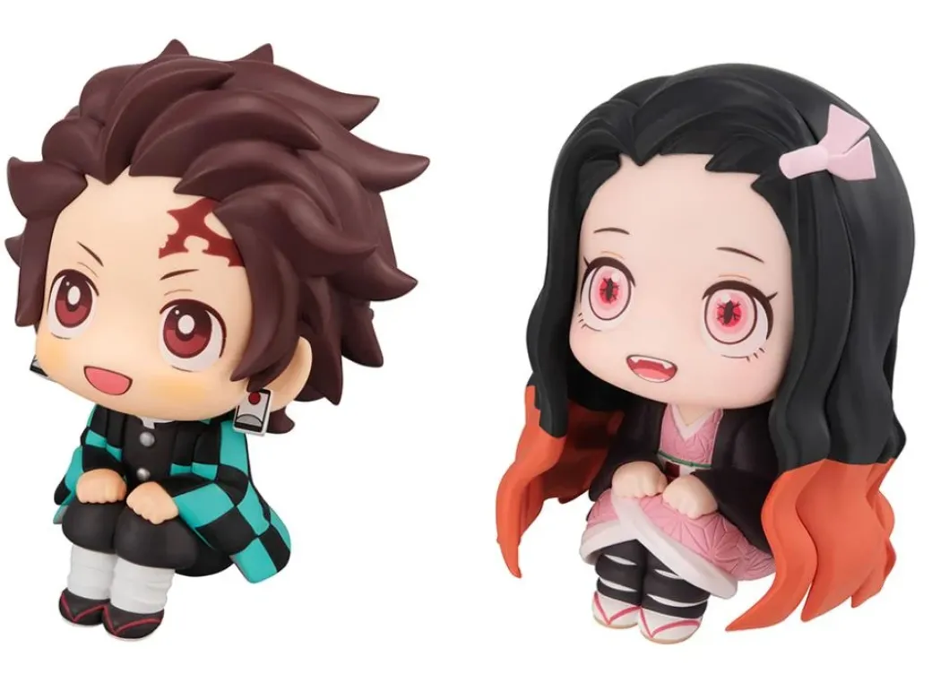 Look Up Series Tanjiro Kamado & Nezuko Kamado - Demon Slayer: Kimetsu no Yaiba Official Statue - MegaHouse