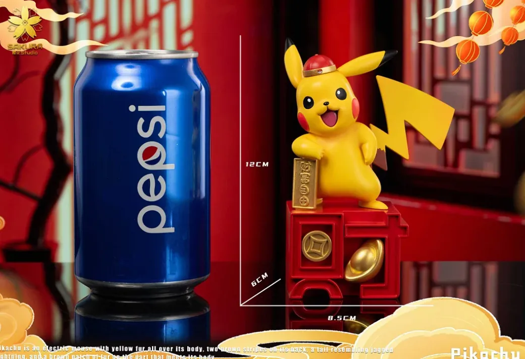 Lucky Pikachu - Pokemon Resin Statue - YingHua Studio