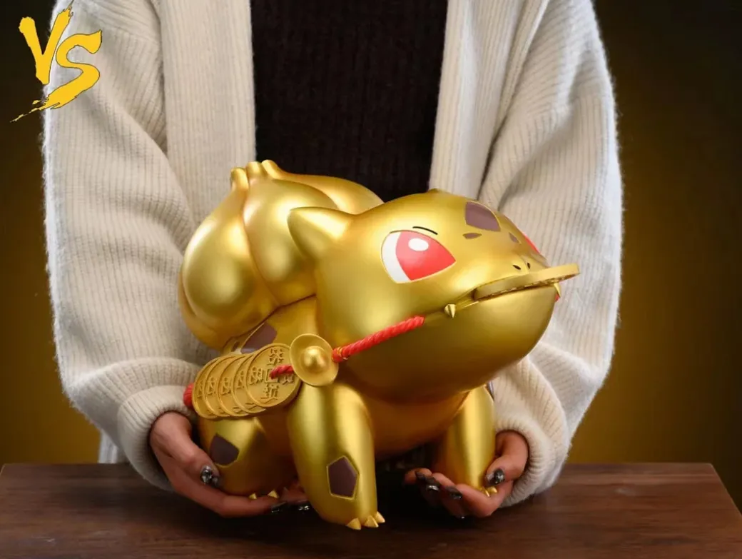 Lucky Storage Bulbasaur - Pokemon Resin Statue - VS Studios