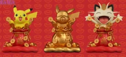 Lucky Throwing Gold Coin Pikachu - Pokemon Statue - WAWA Studio