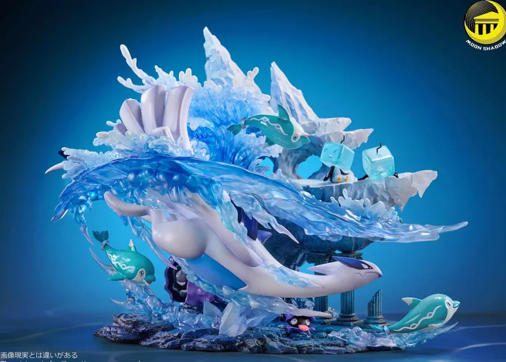 Lugia & Cloyster & Shellder & Finizen & Palafin & Eiscue - Pokemon Resin Statue - Moon Shadow Studios