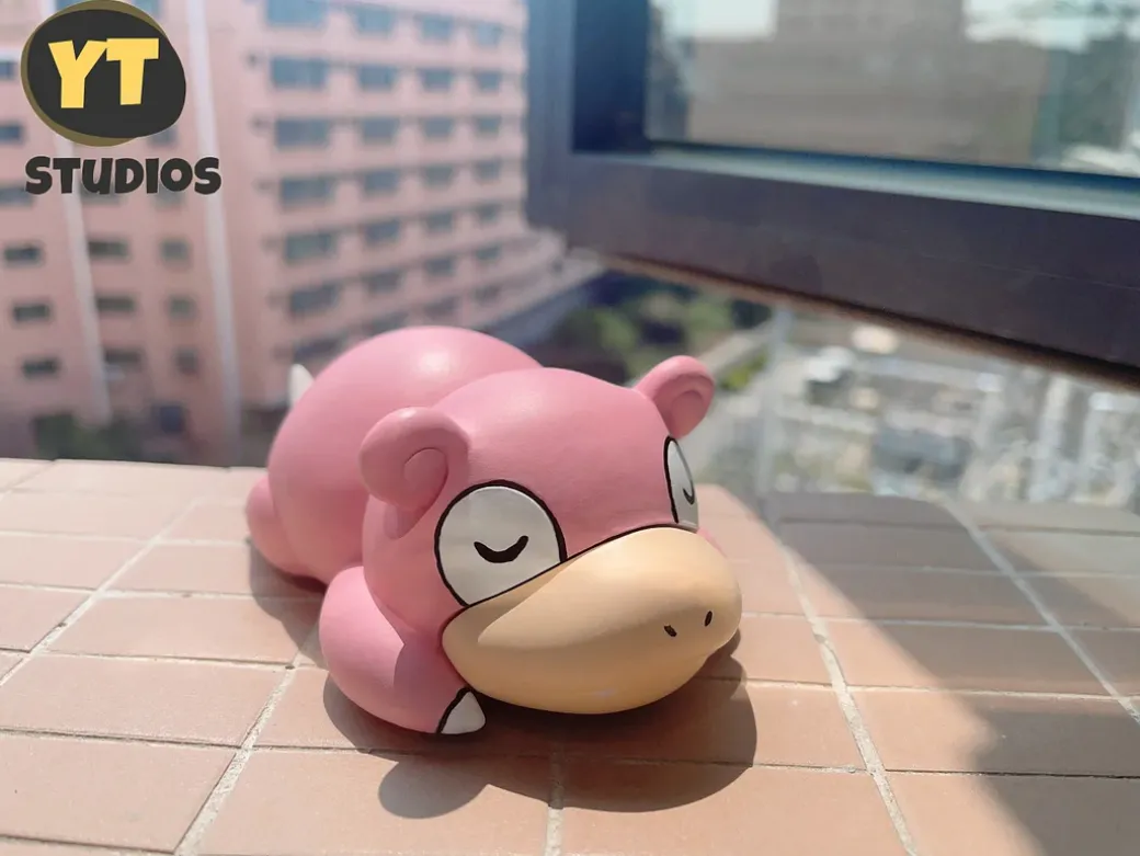 Lying Down Series 001 Slowpoke - Pokemon Resin Statue - YT Studio