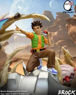Main Character Series Brock - Pokemon Resin Statue - EGGS Studios