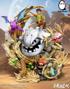 Main Character Series Brock - Pokemon Resin Statue - EGGS Studios