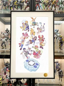Main Characters of Digimon & Digimon Monsters & Digivice Decorative Painting - Digimon - Xingkong Studio