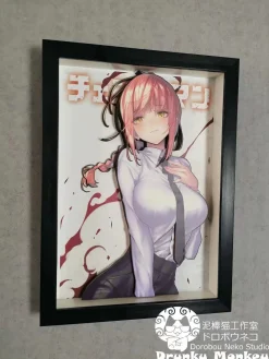 Makima 3D Decoration Painting - Chainsaw Man - Dorobou Neko Studio