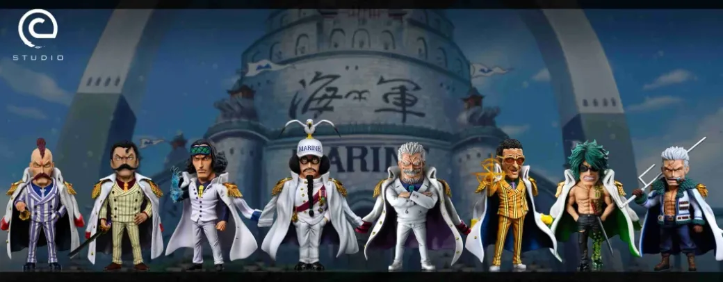 Marine Admiral Ryokugyu/ Aramaki - ONE PIECE Statue - C-Studios