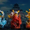 Marines Admirals Akainu & Kizaru & Kuzan Cosplay Pikachu - ONE PIECE Pokemon Resin Statue - ST Studio