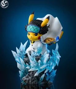 Marines Admirals Akainu & Kizaru & Kuzan Cosplay Pikachu - ONE PIECE Pokemon Resin Statue - ST Studio