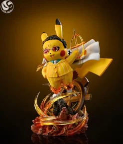 Marines Admirals Akainu & Kizaru & Kuzan Cosplay Pikachu - ONE PIECE Pokemon Resin Statue - ST Studio