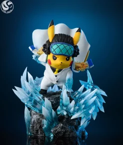 Marines Admirals Akainu & Kizaru & Kuzan Cosplay Pikachu - ONE PIECE Pokemon Resin Statue - ST Studio