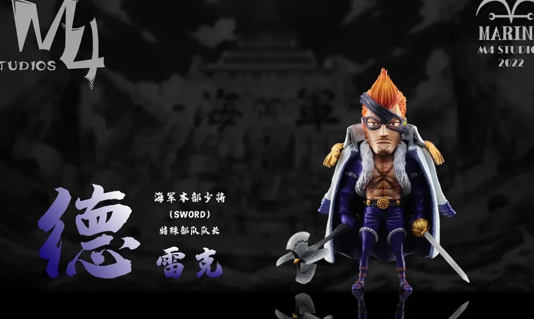 Marines Character Series 030 SWORD X Drake - ONE PIECE Resin Statue - M4 Studios