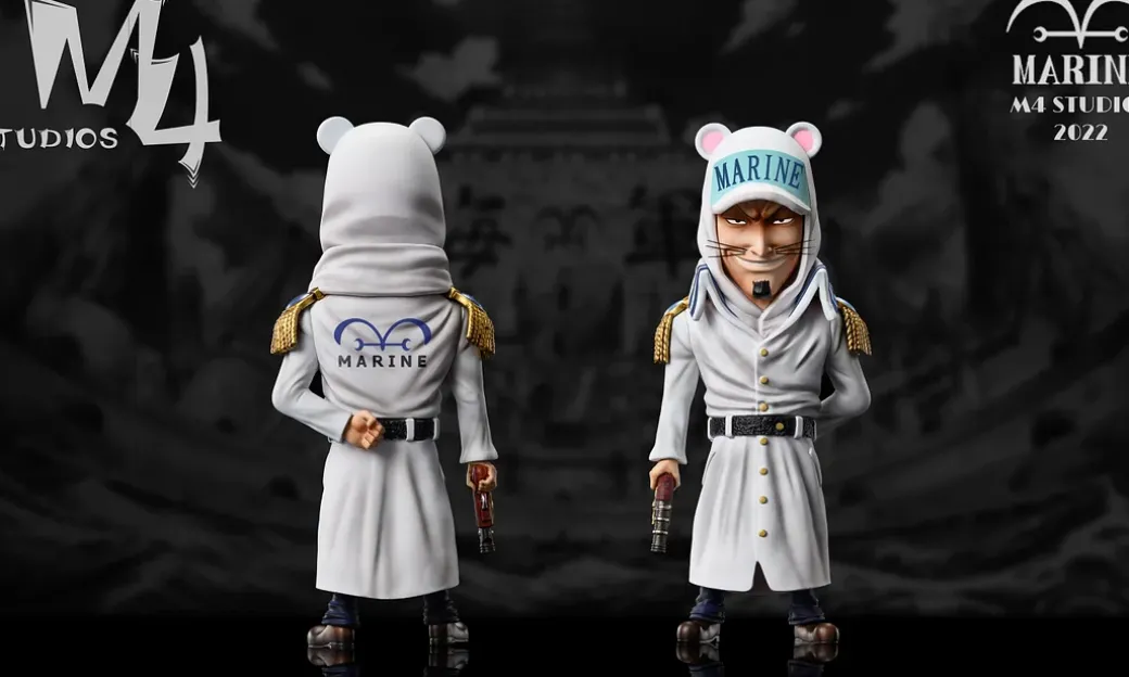 Marines Character Series 020 Marine 16th Branch Captain Nezumi - ONE PIECE Resin Statue - M4 Studios