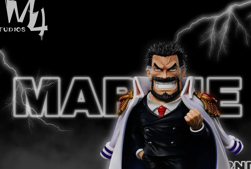 Marines Character Series 041 Young Sengoku & Young Monkey D. Garp - ONE PIECE Resin Statue - M4 Studios