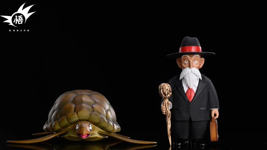 Master Roshi & Tortoise - Dragon Ball Resin Statue - WuBoBo