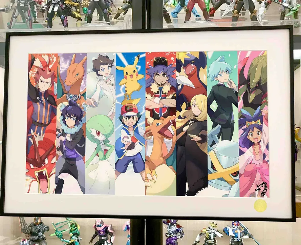 Masters Eight Tournament Participants Decorative Painting - Pokemon - Xingkong Studio