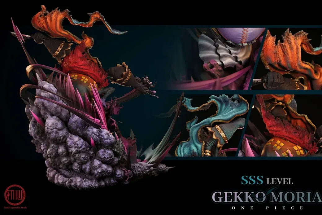 Max Scale Gecko Moria - ONE PIECE Resin Statue - Initial Aspiration Studio