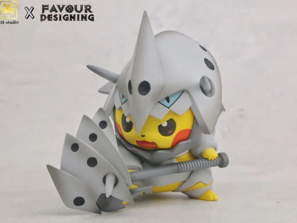 Mega Aggron Cosplay Pikachu - Pokemon Resin Statue - IH-Studio
