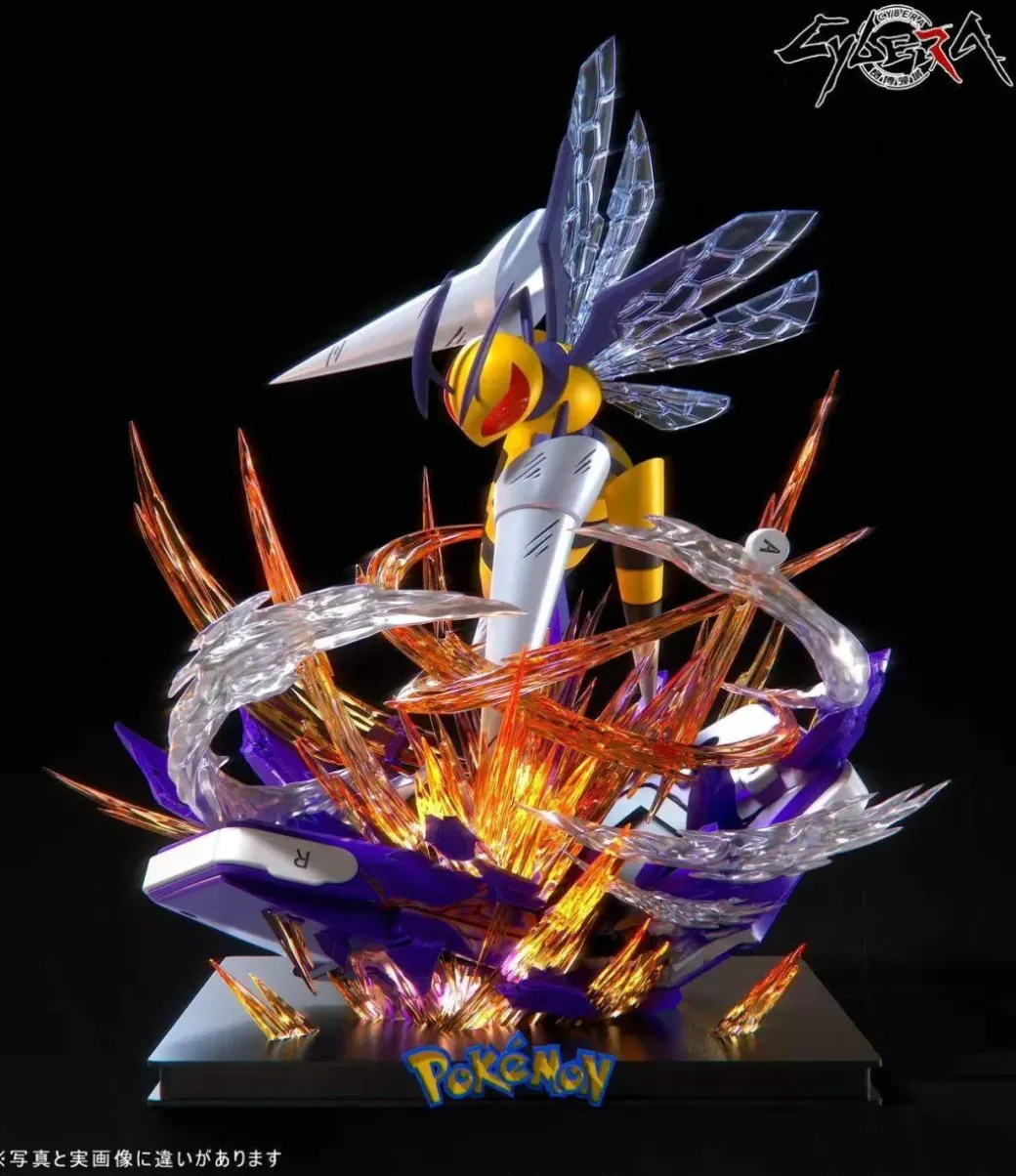 Mega Beedrill with LED - Pokemon Resin Statue - Cybera-Studios