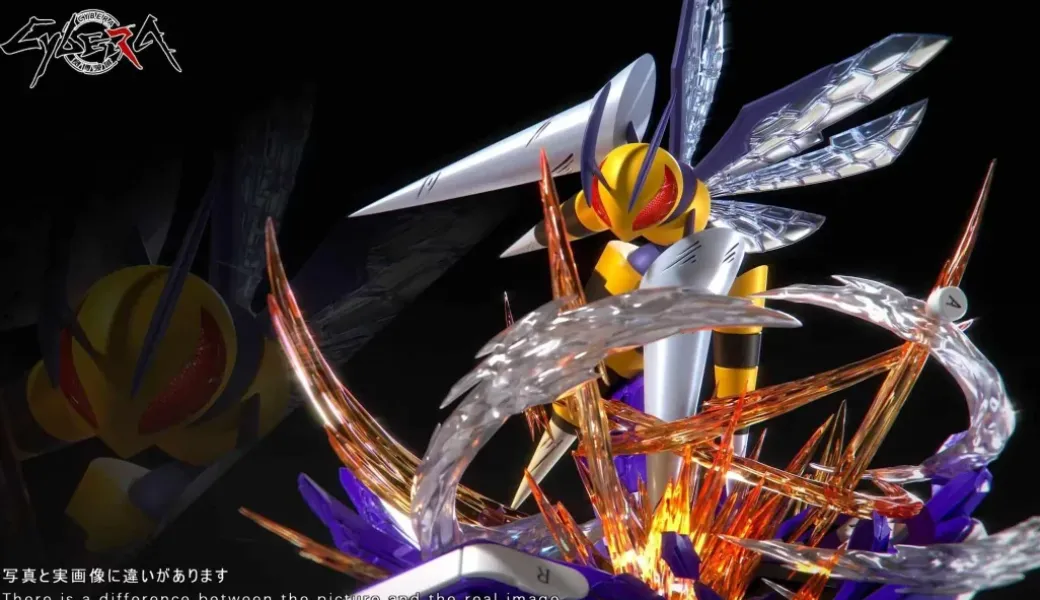 Mega Beedrill with LED - Pokemon Resin Statue - Cybera-Studios