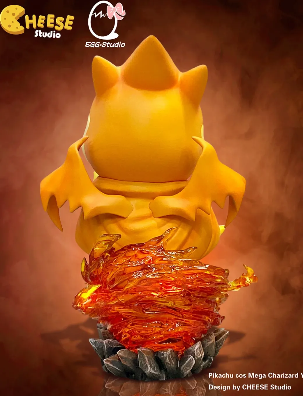 Mega Charizard X & Y Cosplay Pikachu - Pokemon Resin Statue - CHEESE Studio