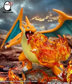 Mega Charizard Y - Pokemon Resin Statue - EGGS Studios
