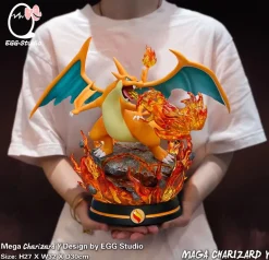 Mega Charizard Y - Pokemon Resin Statue - EGGS Studios