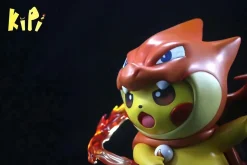Mega Charizard Y Cosplay Pikachu - Pokemon Statue - Kipi Studio