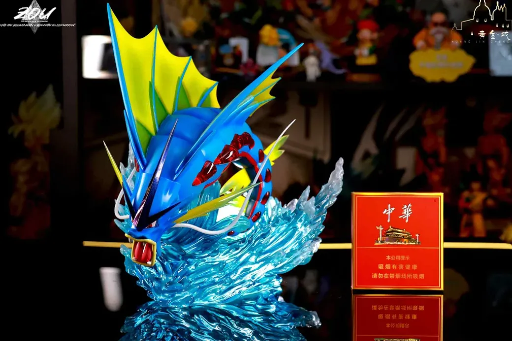 Mega Gyarados - Pokemon Resin Statue - HuangJinCheng Studio
