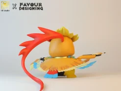 Mega Pidgeot Cosplay Pikachu - Pokemon Resin Statue - IH-Studio