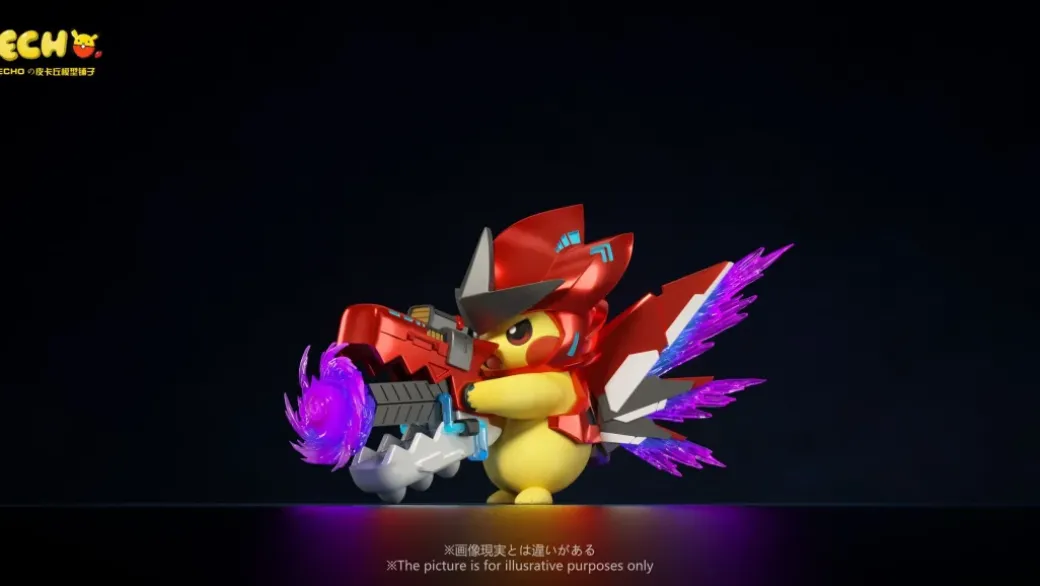 Mega Scizor Cosplay Pikachu - Pokemon Resin Statue - ECHO_Studio