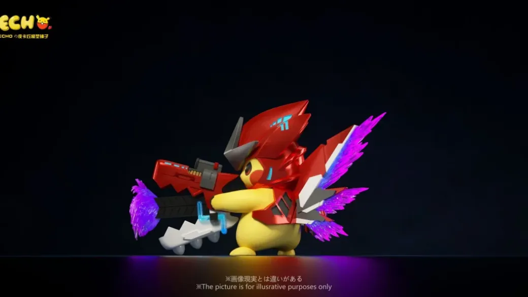 Mega Scizor Cosplay Pikachu - Pokemon Resin Statue - ECHO_Studio