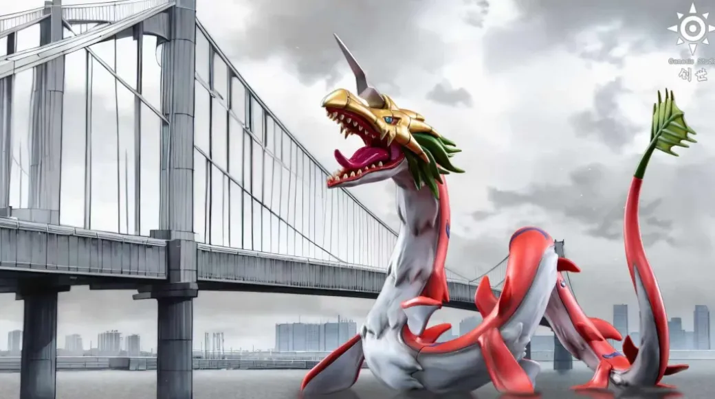 Mega Seadramon - Digimon Statue - Genesis-Studio