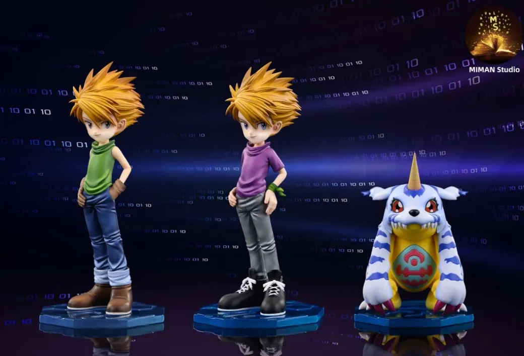 Megahouse Scale Matt Ishida & Gabumon - Digimon Resin Statue - MIMAN Studios