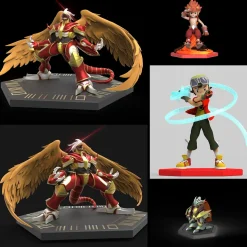Megahouse Scale Vritramon & Garummon Set - Digimon Resin Statue - DMX Studios