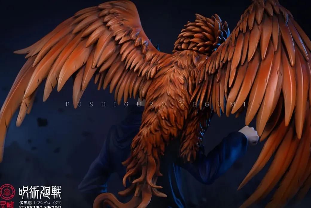 Megumi Fushiguro's Chimera Shadow Garden - Jujutsu Kaisen Resin Statue - LingYu Studios