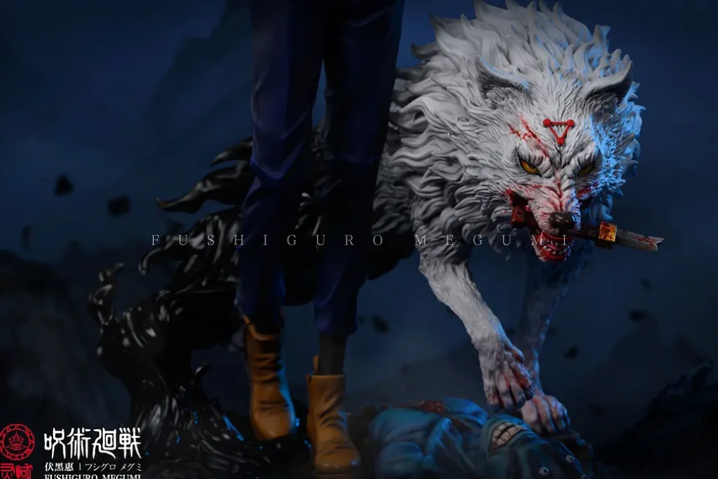 Megumi Fushiguro's Chimera Shadow Garden - Jujutsu Kaisen Resin Statue - LingYu Studios