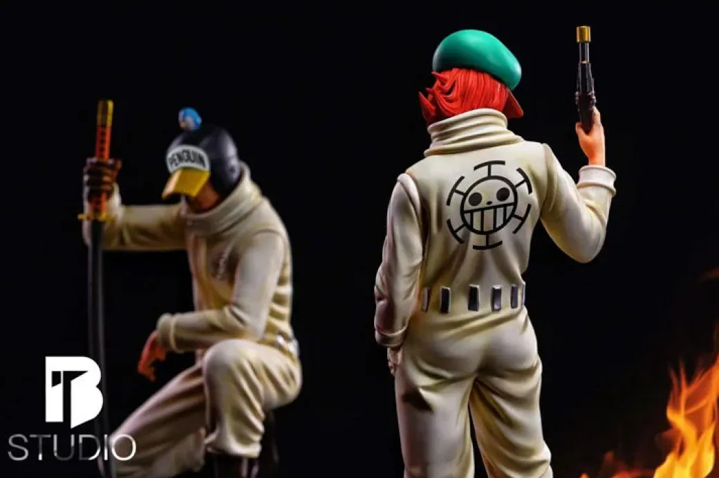 Members of Heart Pirates Shachi & Penguin - ONE PIECE Resin Statue - BT Studios