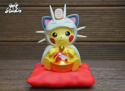 Meowth Cosplay Pikachu - Pokemon Resin Statue - 404 Studios